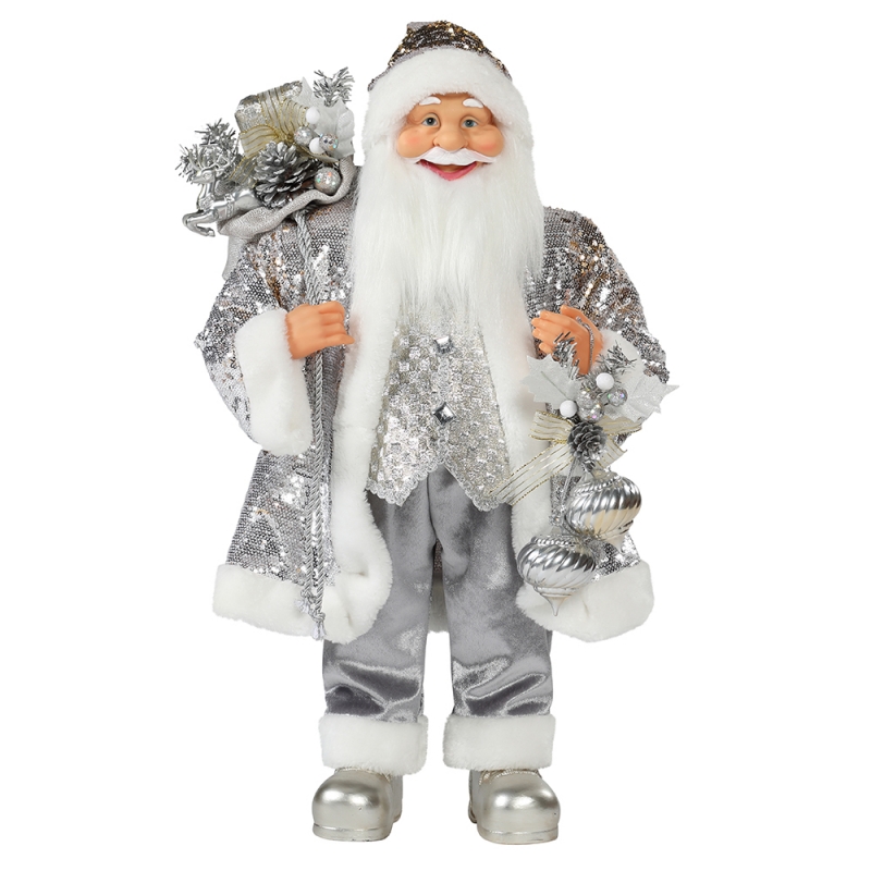 30 ~ 110cm Χριστούγεννα στέκεται Santa Claus στολίδι διακόσμηση φεστιβάλ διακοπών ειδώλιο συλλογή παραδοσιακά Χριστούγεννα
