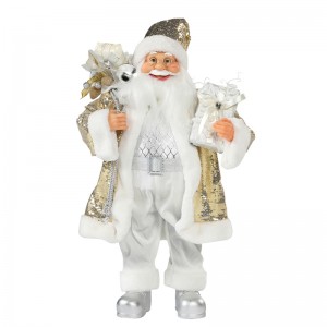 30 ~ 110cm Χριστούγεννα Santa Claus στολίδι Deluxe διακόσμηση φεστιβάλ φεστιβάλ διακοπών συλλογή ειδώλιο παραδοσιακά Χριστούγεννα