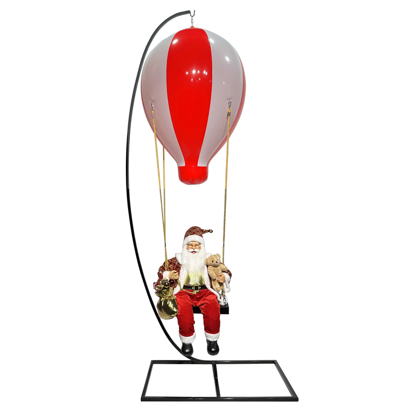 Μπαλόνι ζεστού αέρα Άγιος Βασίλης με κάτοχο